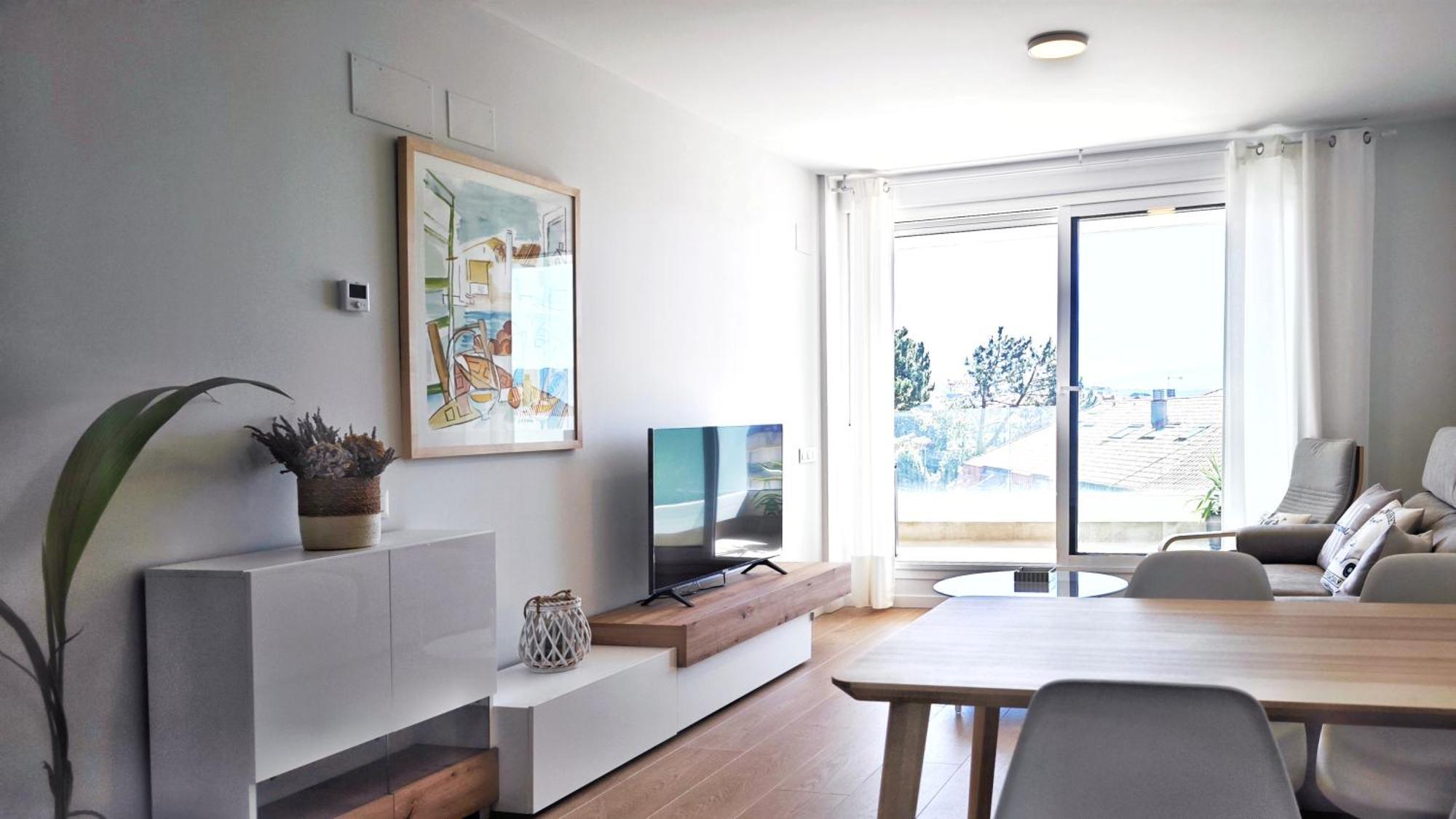 Desconectaengalicia Apartamento Zoo Con Piscina Y Vistas Al Mar A 150 Metros De Silgar 桑亨霍 外观 照片