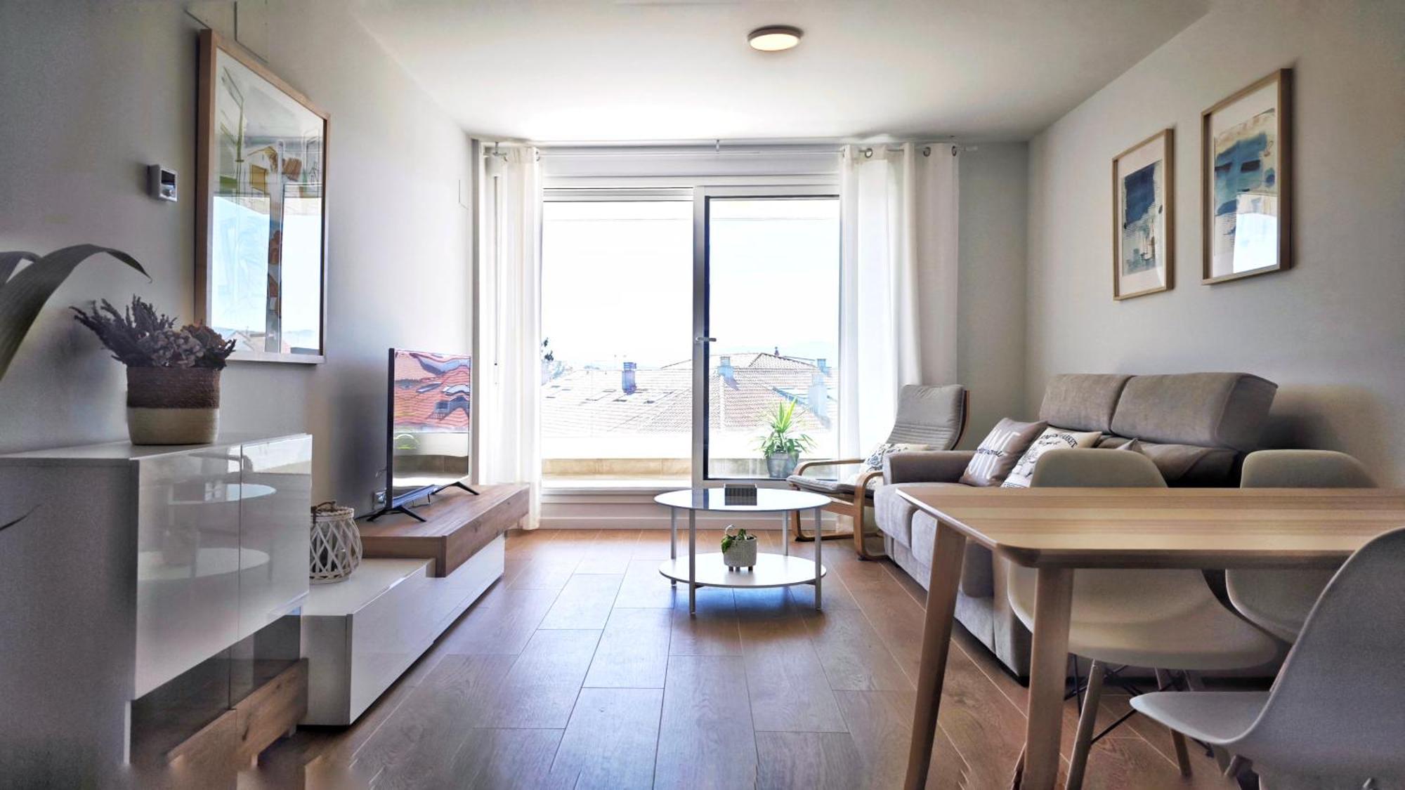 Desconectaengalicia Apartamento Zoo Con Piscina Y Vistas Al Mar A 150 Metros De Silgar 桑亨霍 外观 照片