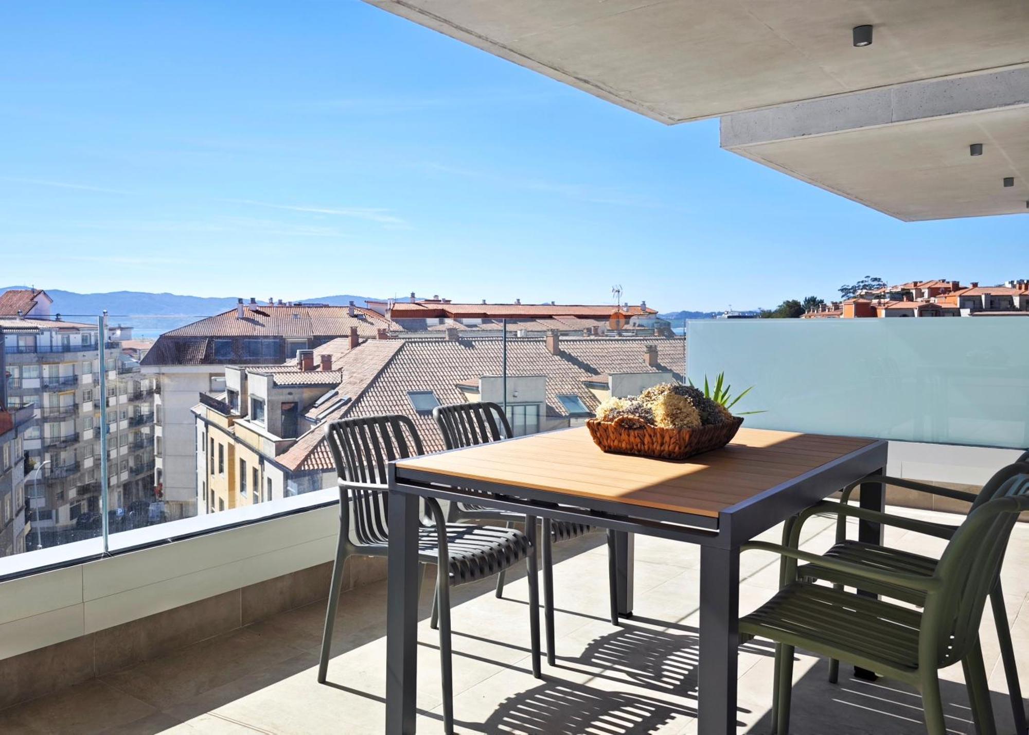Desconectaengalicia Apartamento Zoo Con Piscina Y Vistas Al Mar A 150 Metros De Silgar 桑亨霍 外观 照片